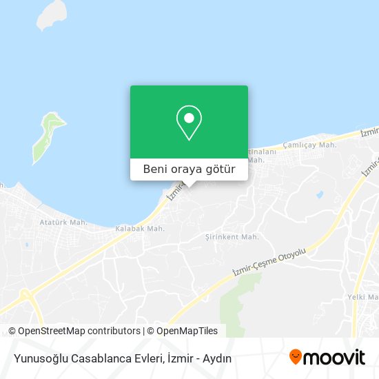 Yunusoğlu Casablanca Evleri harita