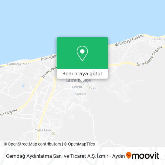 Cemdağ Aydınlatma San. ve Ticaret A.Ş harita
