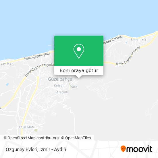 Özgüney Evleri harita