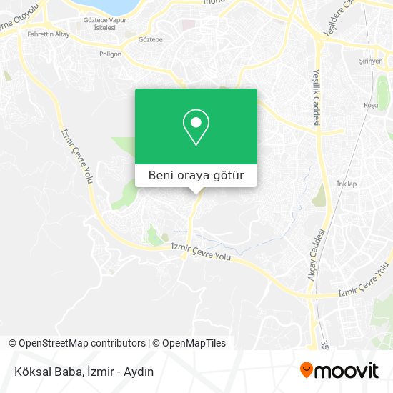 Köksal Baba harita