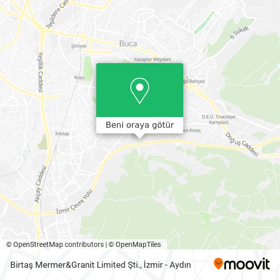 Birtaş Mermer&Granit Limited Şti. harita