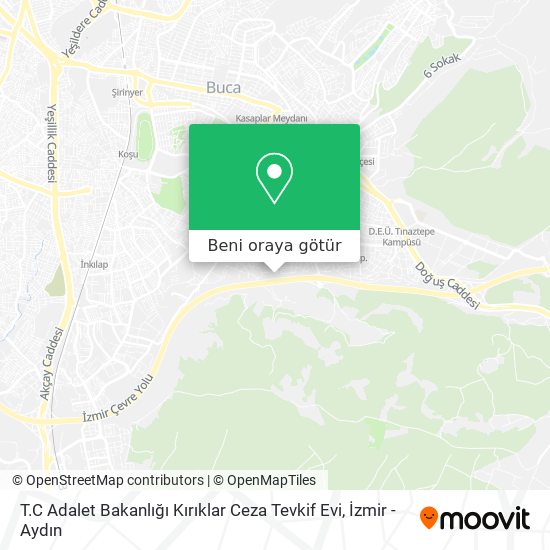 T.C Adalet Bakanlığı Kırıklar Ceza Tevkif Evi harita