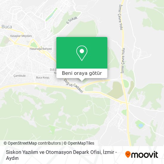 Siskon Yazılım ve Otomasyon Depark Ofisi harita