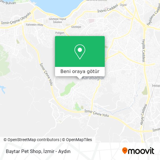 Baytar Pet Shop harita