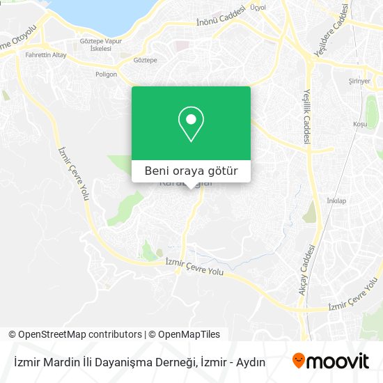 İzmir Mardin İli Dayanişma Derneği harita