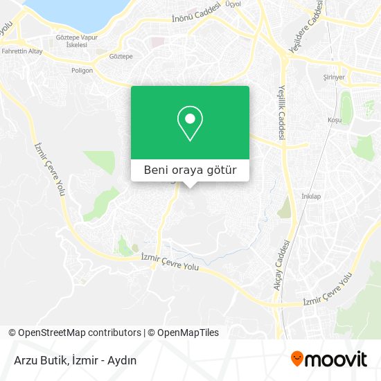 Arzu Butik harita