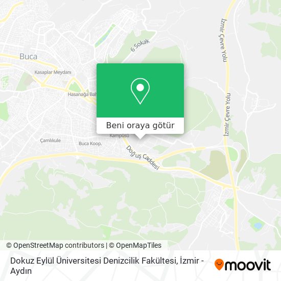 Dokuz Eylül Üniversitesi Denizcilik Fakültesi harita
