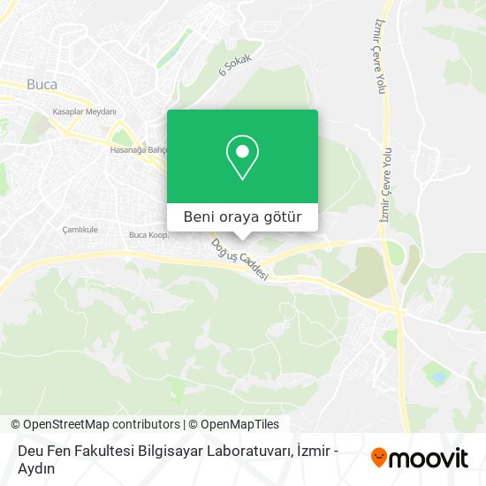 Deu Fen Fakultesi Bilgisayar Laboratuvarı harita