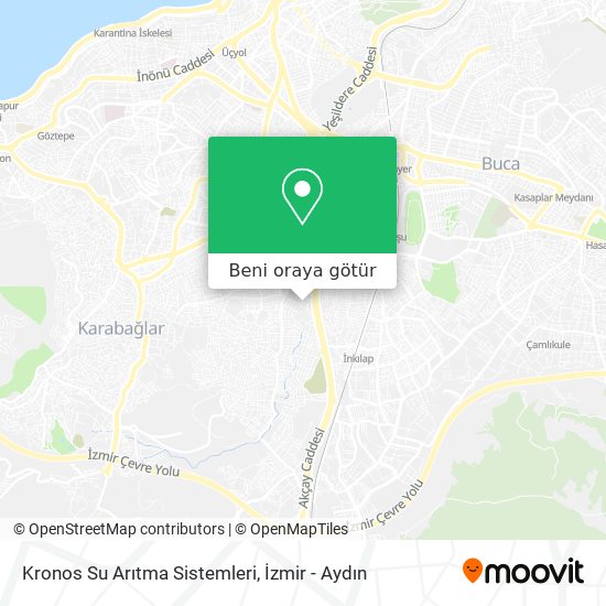 Kronos Su Arıtma Sistemleri harita