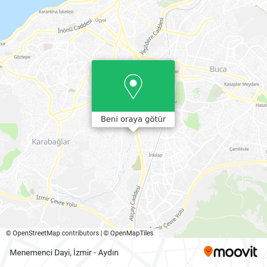 Menemenci Dayi harita