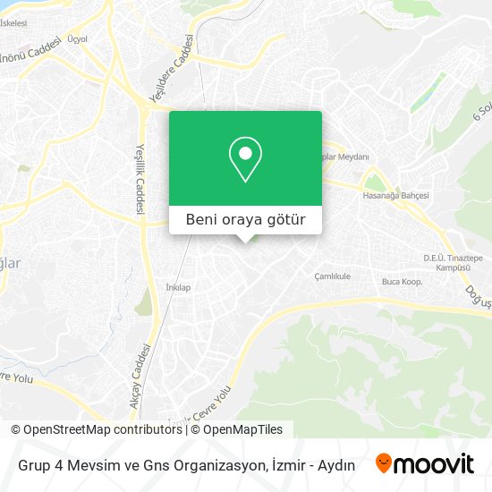 Grup 4 Mevsim ve Gns Organizasyon harita