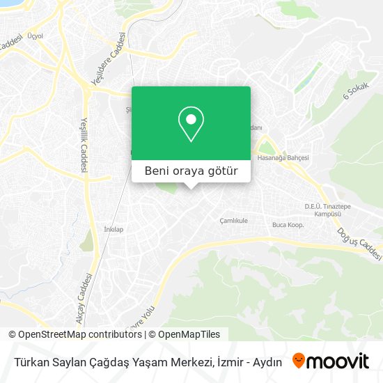 Türkan Saylan Çağdaş Yaşam Merkezi harita