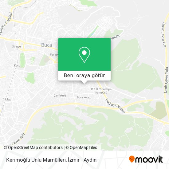 Kerimoğlu Unlu Mamülleri harita