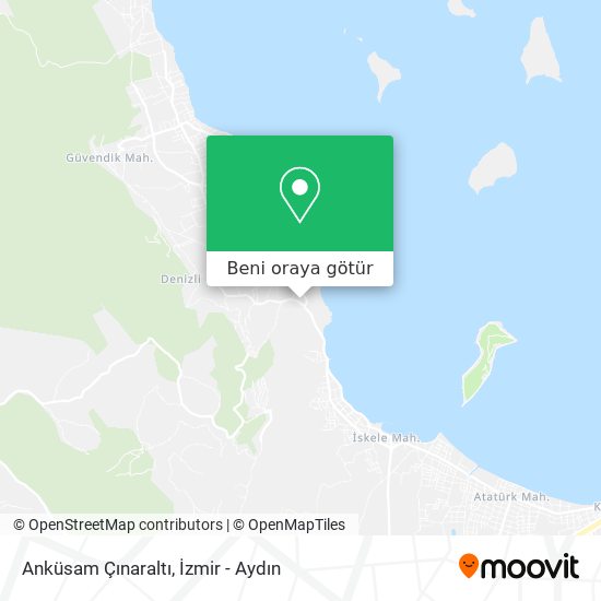 Anküsam Çınaraltı harita