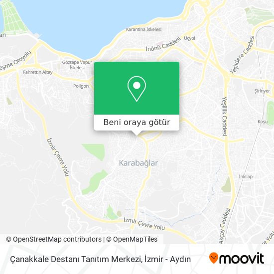 Çanakkale Destanı Tanıtım Merkezi harita