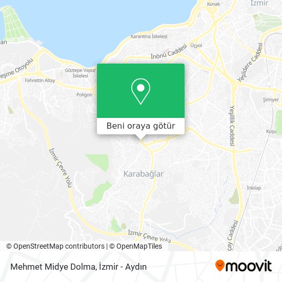 Mehmet Midye Dolma harita