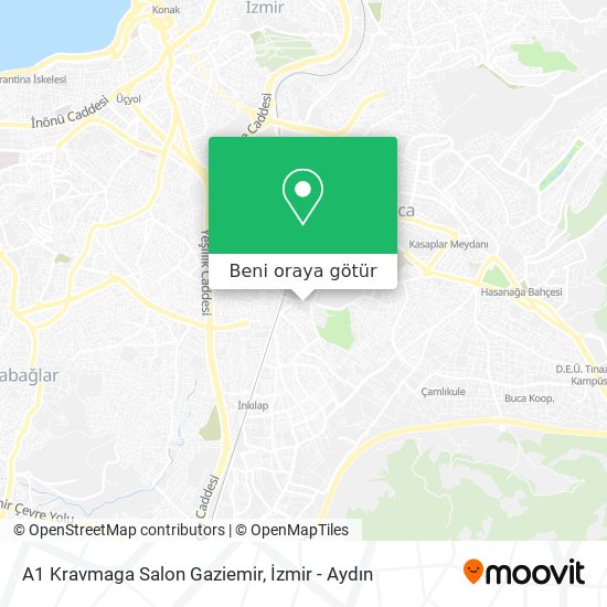 A1 Kravmaga Salon Gaziemir harita