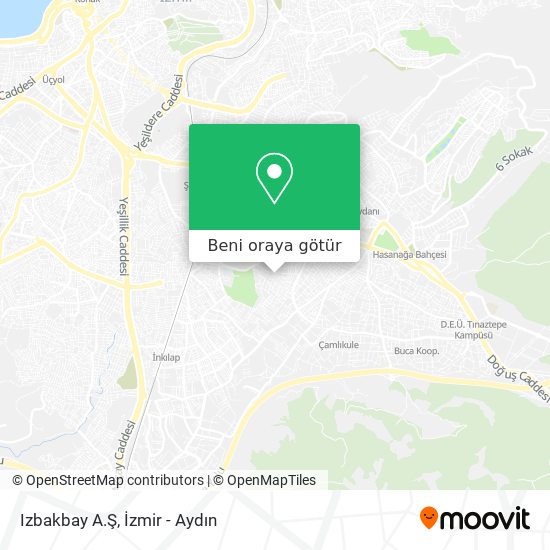 Izbakbay A.Ş harita