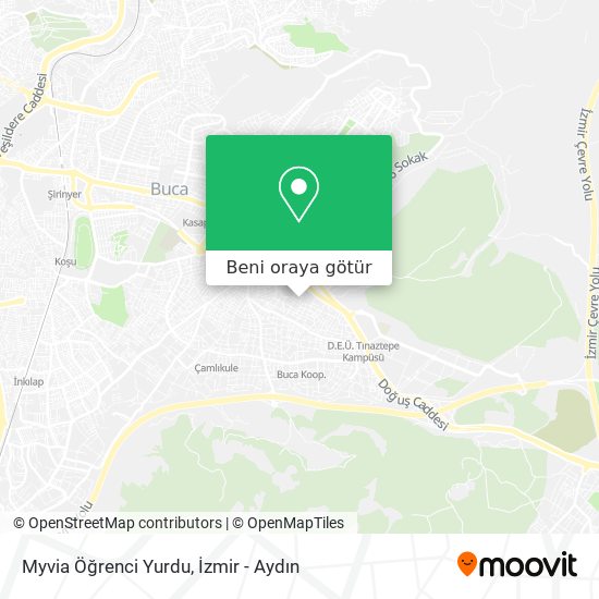 Myvia Öğrenci Yurdu harita