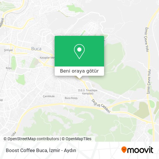 Boost Coffee Buca harita