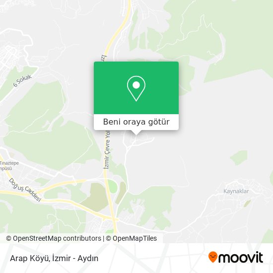 Arap Köyü harita