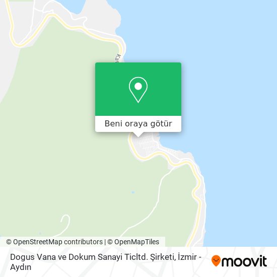 Dogus Vana ve Dokum Sanayi Ticltd. Şirketi harita