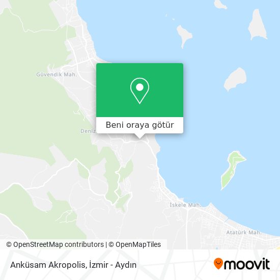 Anküsam Akropolis harita