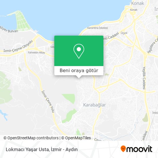 Lokmacı Yaşar Usta harita
