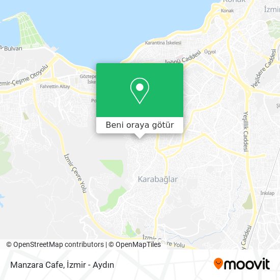Manzara Cafe harita