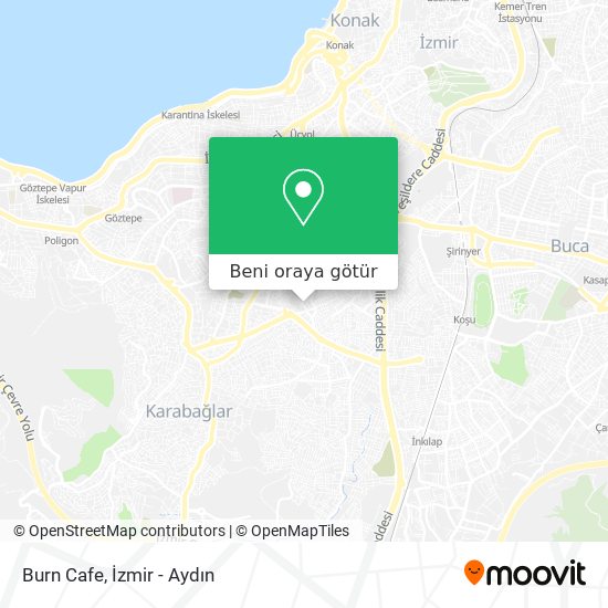 Burn Cafe harita