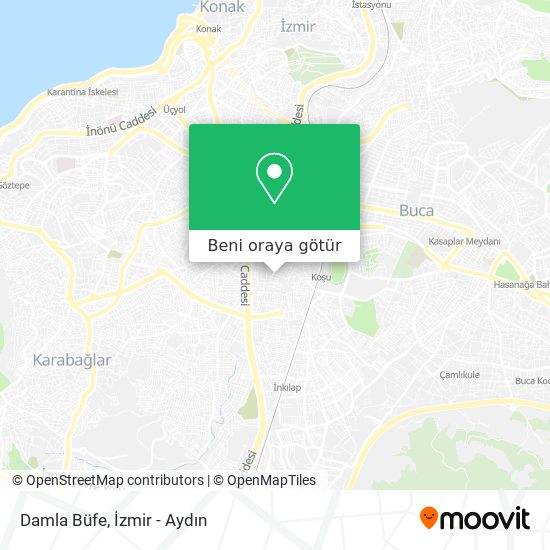 Damla Büfe harita