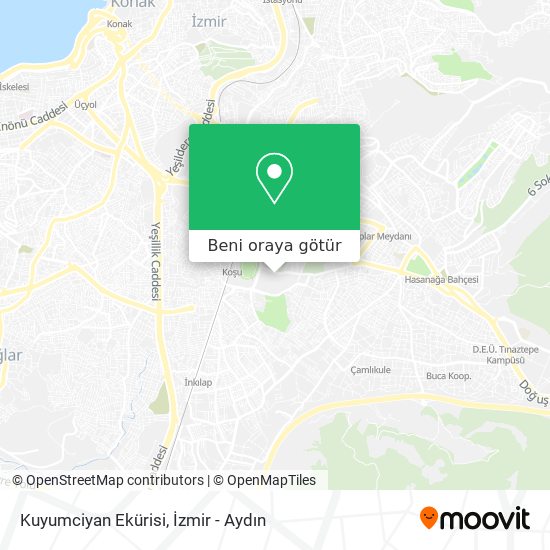 Kuyumciyan Ekürisi harita