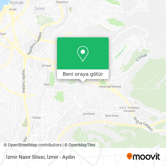 İzmir Nasır Sitesi harita
