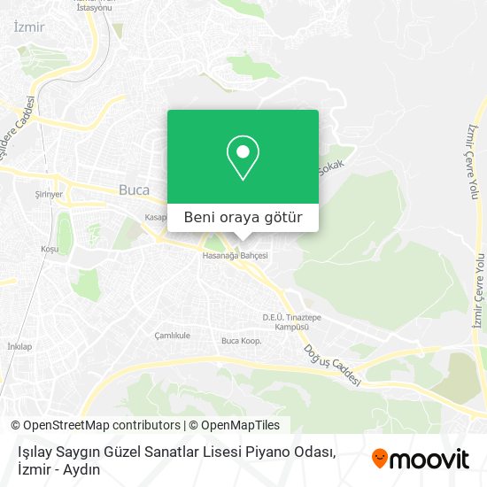 Işılay Saygın Güzel Sanatlar Lisesi Piyano Odası harita