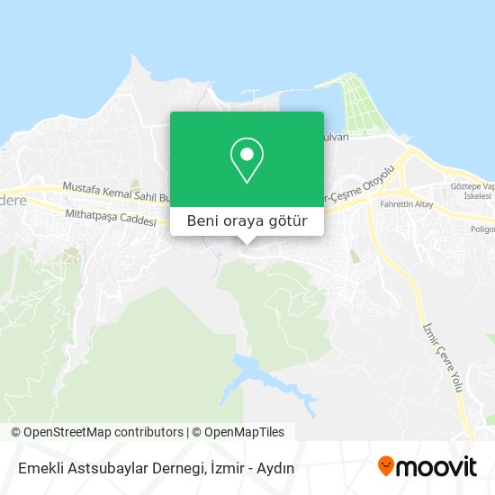 Emekli Astsubaylar Dernegi harita