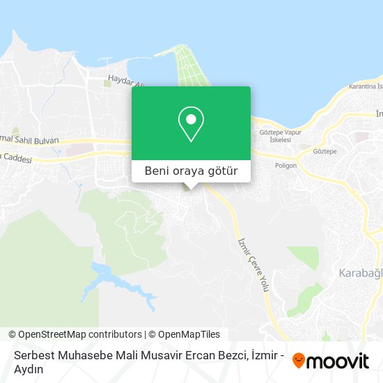 Serbest Muhasebe Mali Musavir Ercan Bezci harita