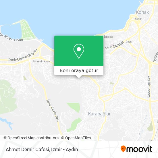 Ahmet Demir Cafesi harita
