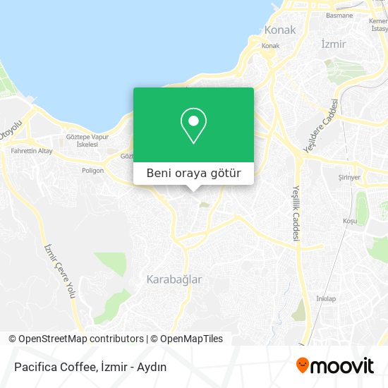Pacifica Coffee harita