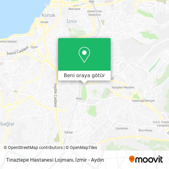 Tınaztepe Hastanesi Lojmanı harita