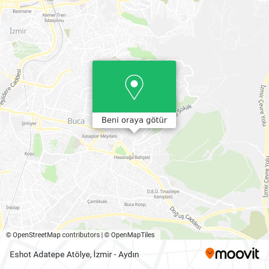 Eshot Adatepe Atölye harita