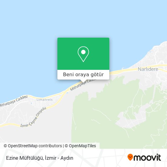 Ezine Müftülüğü harita