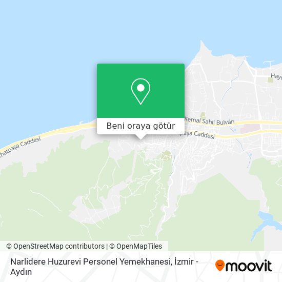 Narlidere Huzurevi Personel Yemekhanesi harita