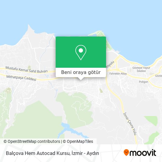 Balçova Hem Autocad Kursu harita