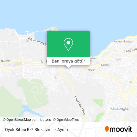 Oyak Sitesi B-7 Blok harita
