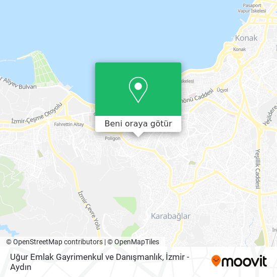 Uğur Emlak Gayrimenkul ve Danışmanlık harita