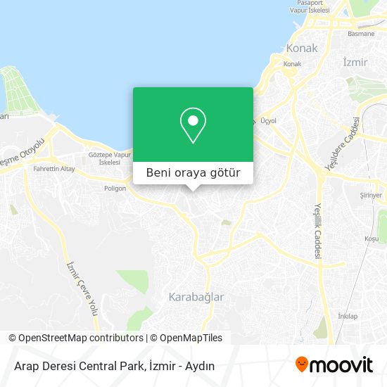 Arap Deresi Central Park harita