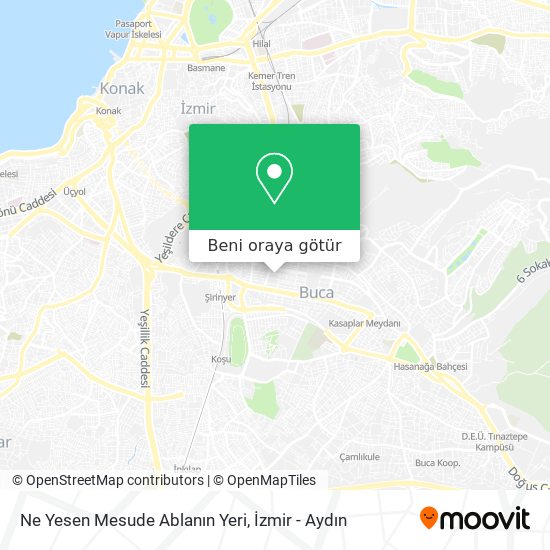 Ne Yesen Mesude Ablanın Yeri harita