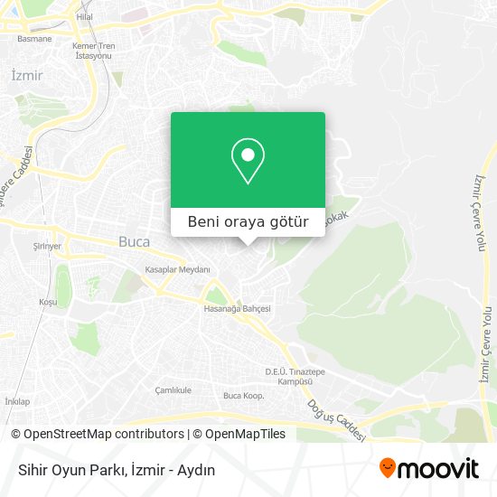 Sihir Oyun Parkı harita