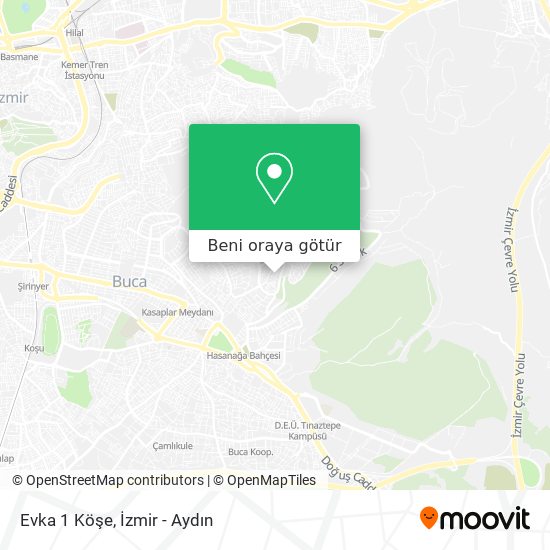 Evka 1 Köşe harita