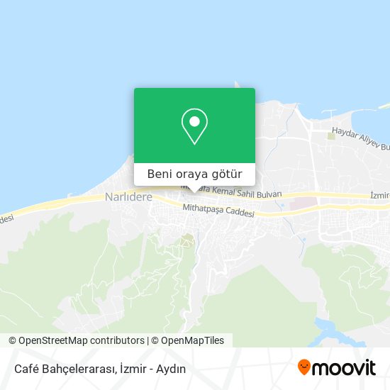 Café Bahçelerarası harita